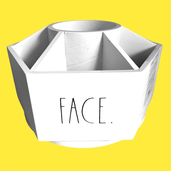 RAE DUNN NEW 360 Rotating Makeup Organizer - Picture 2 of 7